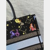 Christian Dior AAA+ Best Quality Canvas Book Tote Bag