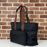 Best Quality Gucci 7 Star 802172 Tote Bag Black Nylon
