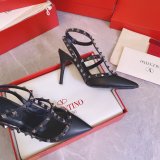 Best valentino Luxury Goods sneakers heels flats Black Shoes