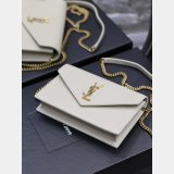Best Quality YSL 19cm Fake Saint Laurent WOC Monogram Chain 393953 Bag