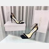 Best Quality Jimmy Choo Alva Suede Sandals 1:1 Mirror Heel 8.5 cm Shoes