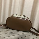 Designer Gucci Best Quality Horsebit 1955 backpack Beige 620849 Bag