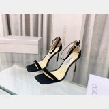 Best Quality Jimmy Choo Alva Suede Sandals 1:1 Mirror Heel 8.5 cm Shoes