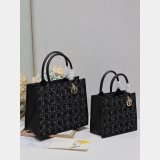 Dior Best Quality 1265/1286 1:1 Mirror Book Tote High Shopping Bags