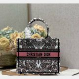 Christian Dior Buy Best Quality Book Tote Bayadere D-Stripes Pink