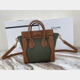Designer Best Quality Celine Brown/Green Luggage Bags For Sale