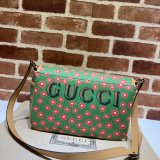 Gucci 664143 Best Quality Children's cat print messenger Luxury Goods bag