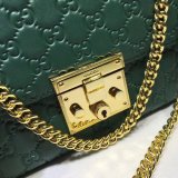Best Quality 7 Star Gucci Padlock medium GG shoulder 409486 bag