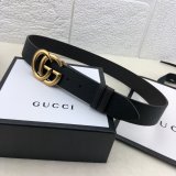 AAA+ Gucci 38mm Best Quality GG sliver/golden black Belt