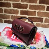 7 Star Gucci 564718 Strawberry Print Leather Zumi Mini Best Quality Bag