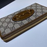 Best Gucci Best Quality 621889  1955 Horsebit zip around wallet
