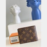 Louis Vuitton Men Best Quality M64002 Slender Wallet Monogram Eclipse Canvas