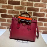 AAA Best Quality Designer Gucci 660195 Diana small tote leather Handbags