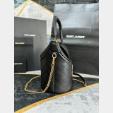 Saint Laurent 763961 Best Quality Gaby Top Handle Bucket Shoulder Bags