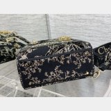 Perfect 1:1 Christian Dior Best Quality Lady Best 24CM Black Bag
