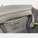 Celine Best Quality Luggage nano shopper handbag Shoulder Gray bag