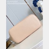 Louis Vuitton Neverfull MM Monogram Empreinte M45686 Apricot Embroidery Thread Bag