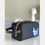Louis Vuitton High Quality Best Quality M58515 LVxNBA Cloakroom Dopp Kit Travel Black