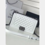 Best Quality CC Le Boy Flap Bag caviar leather 25CM