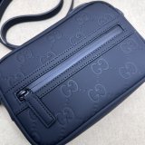 Gucci 1:1 GG Rubber-effect 771321 Shoulder Black Best Quality Bag
