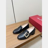 Roger Vivier Viv Best Quality Rangers Buckle-embellished Loafers Shoes