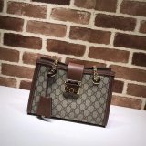UK Gucci Best Quality GG Supreme Padlock Small Shoulder 498156 Bag