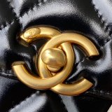 Designer Best Quality Calfskin & Gold-Tone Metal White Mini Flap AS2615 Bag