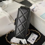 Perfect Copy Top Quality AS4012 Flap Black Best Quality Bag