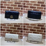 GG Marmont Gucci Best Quality Card Case Chain Wallet 751526 Bag