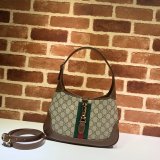 Gucci Best Quality UK Jackie 1961 Small Hobo Bag 636706 GG Supreme Canvas
