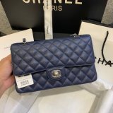 New CC 2021 Best Quality Quilted Caviar Leather Caviar CF1112 25CM Bags