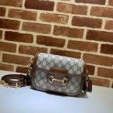 Gucci Beige Best Quality Horsebit 1955 mini aaa bag