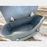 Celine Best Quality Grained Calfskin Nano Belt Bag Blue