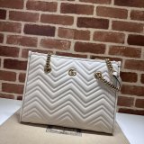 Tote GG Marmont White/Black 779724 Gucci Best Quality Bag