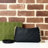 Gucci Best Quality 815278 Black GG Emblem Super Perfect AAA+ Bag