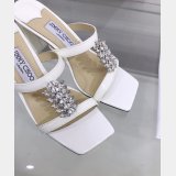 Top Designer Flat Sandals Jimmy Choo Heel 7 cm High Best Quality Shoes