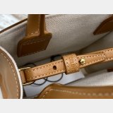 Celine Best Quality Small Cabas Vertical Bag In Triomphe Canvas
