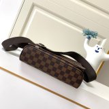 Louis Vuitton Best Quality N41031 District PM Damier Ebene Canvas