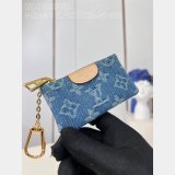 Designer Key Pouch Monogram Denim M82961 Best Quality Louis Vuitton Bag