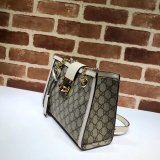UK Gucci Best Quality GG Supreme Padlock Small Shoulder 498156 Bag