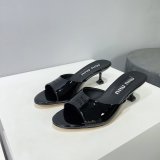 Miu Miu New Low Heel Slippers Buy The Best Product Best Quality Shoes