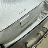White Best Quality Gucci Horsebit 1955 mini 658574 bag