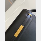 Best Quality YSL Saint Laurent Small Manhattan Top Handle Bag 29CM Black