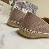 Perfect Dior Best Quality Openwork Embroidery Fisherman Shoes