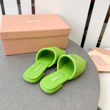 Perfect MiuMiu Bread Slippers Summer Best Quality Sandals
