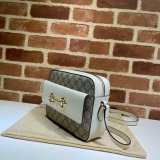 Gucci Best Quality Horsebit 1955 Small Brown or White Leather Shoulder 645454 Bag