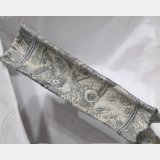 Top Quality Dior Best Quality Mini Book Tote Bag 22CM Canvas Embroidered