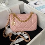 Perfect Copy Top Quality AS4012 Flap Black Best Quality Bag