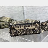 Wholesale Leather Lady Dior 24cm Best Quality Shoulder Handbag