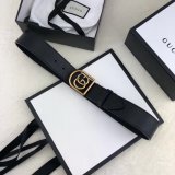 Top Quality Gucci Double G leather Best Quality belt black